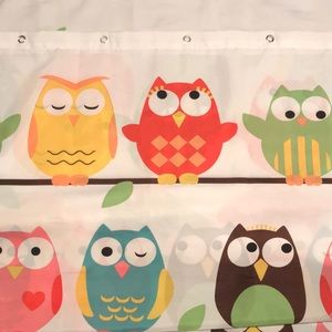Owls shower curtain